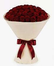 Букет 101 Бордовая роза Блэк Бакарра в Роговской