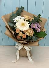 Букет цветов из:  Герберы и Хризантемы в Роговской