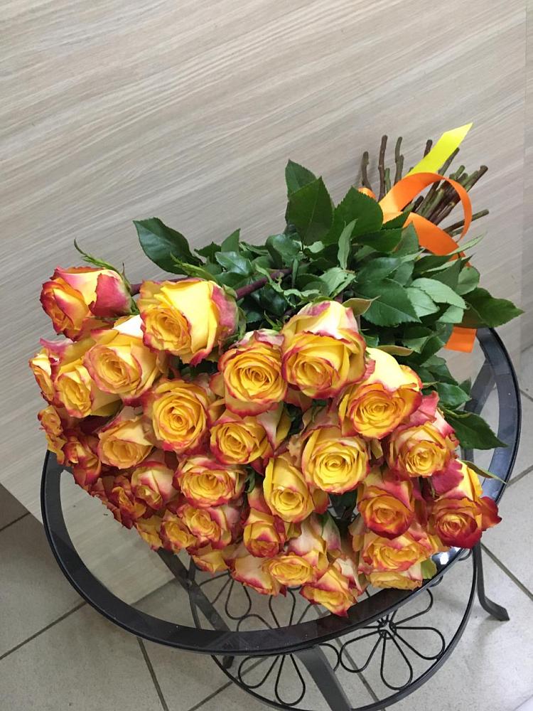 Букет Желтые розы в Роговской