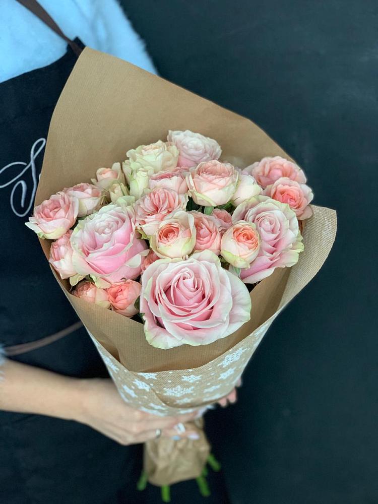 Букет цветов из: Хризантемы и Розы в Роговской